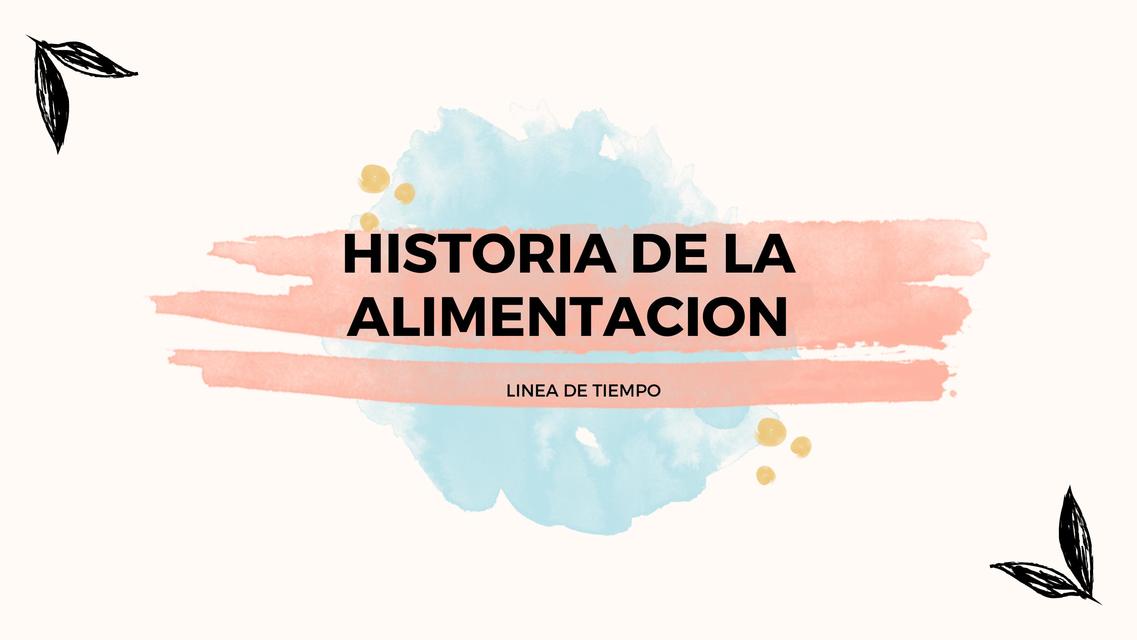 ¿Cómo se originó la alimentación?