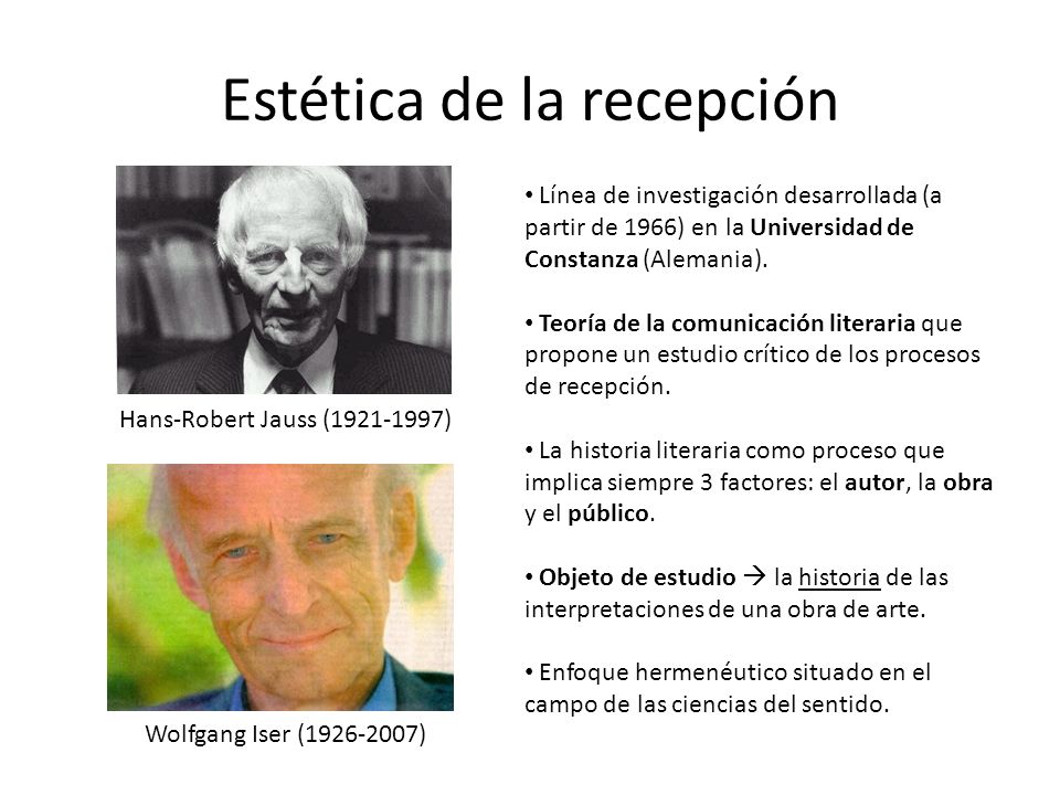 Historia de la Recepción