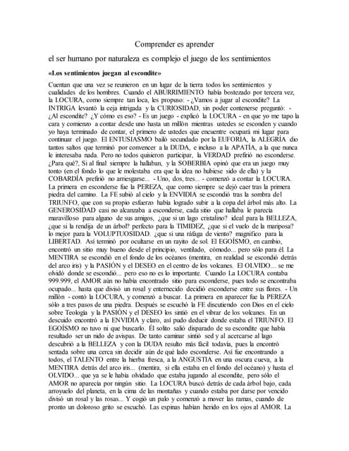 ¿Quién fue la primera en esconderse?