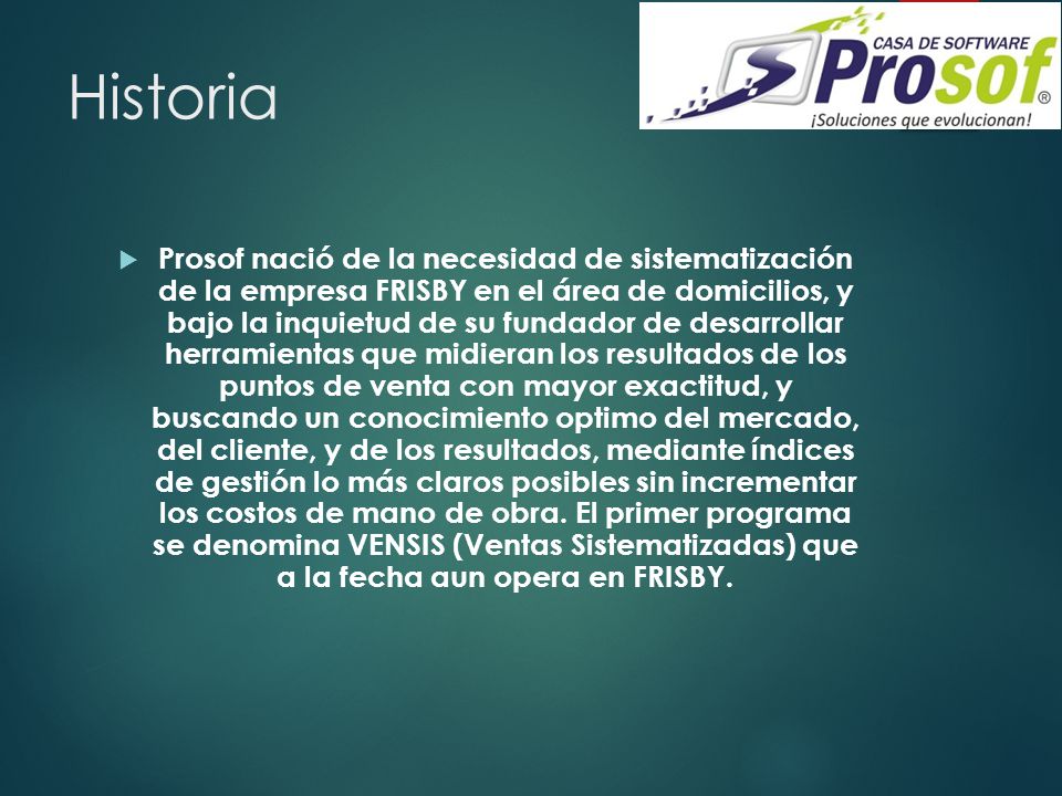 Historia de una Empresa de Software