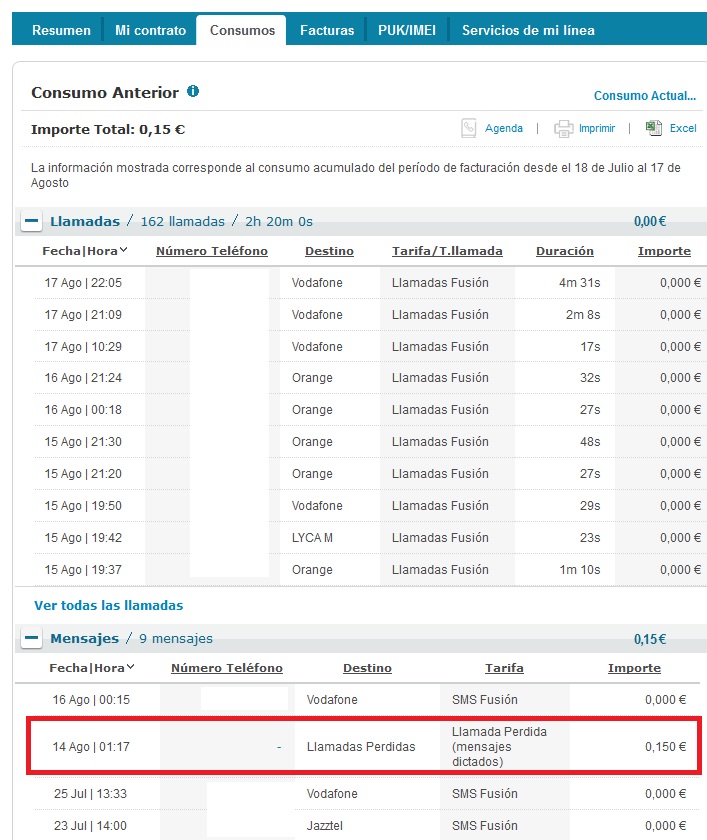 ¿Cómo ver el historial de llamadas de Movistar?
